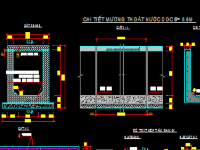 Mương đổ trực tiếp B=0.6m